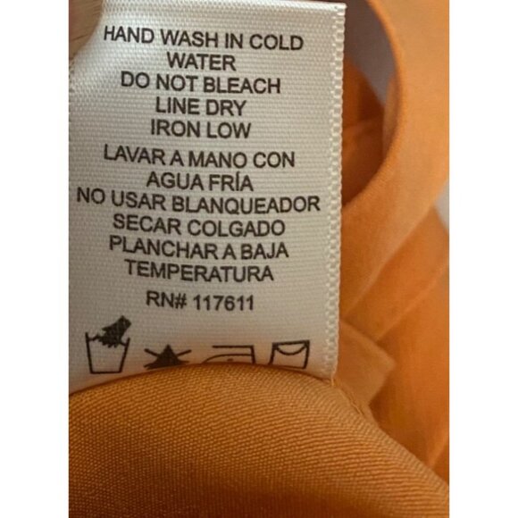 Orange HAVE Los Angeles Pants Tie Belt Polyester & Spandex Medium - Picture 6 of 11